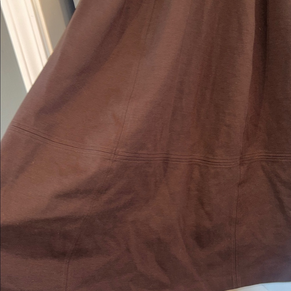 Everlane Chocolate Brown Midi Dress - Picture 4 of 7